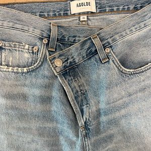 AGOLDE criss-cross jeans size 26